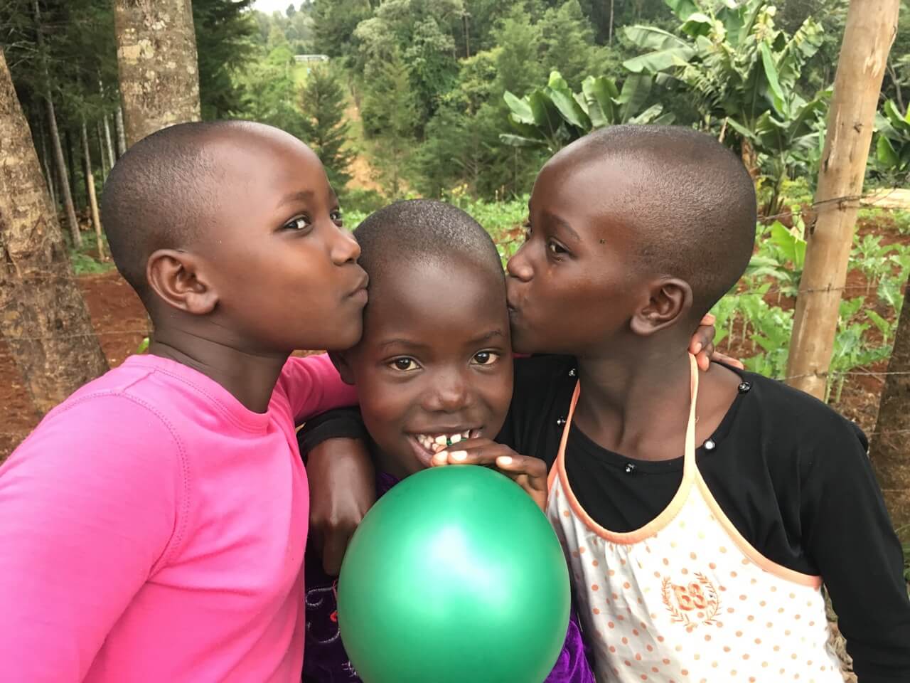 Kids Kissing